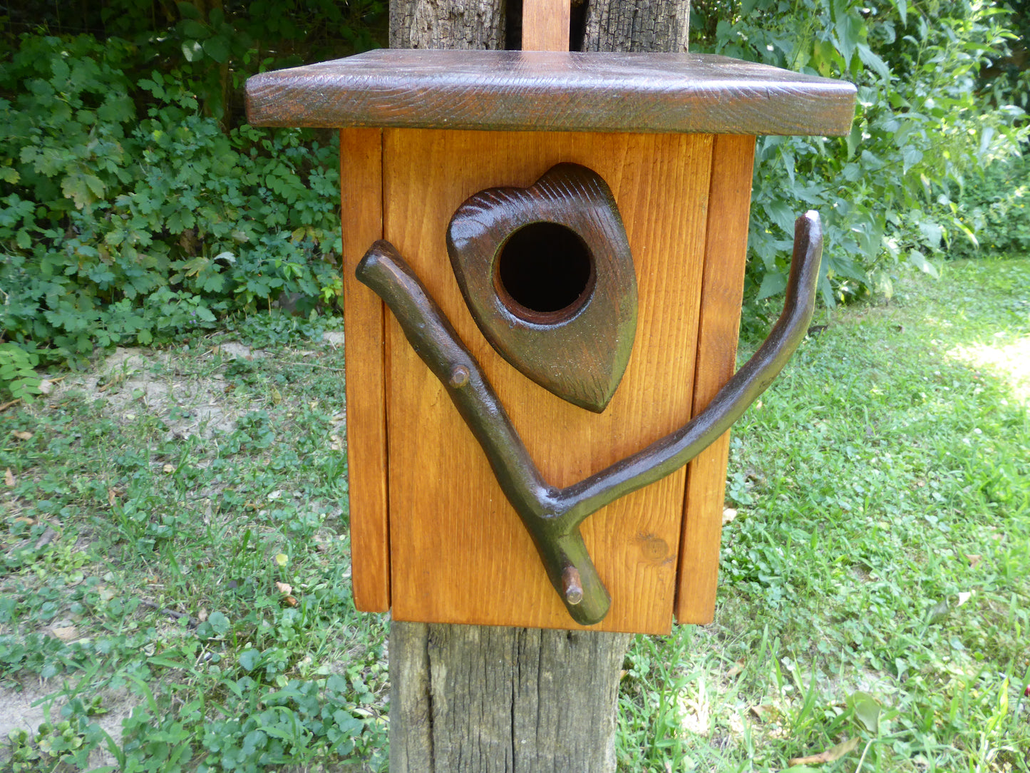 Vogelnistkasten Nistkasten für Stare und Kleiber Handarbeit Altholz Upcycling