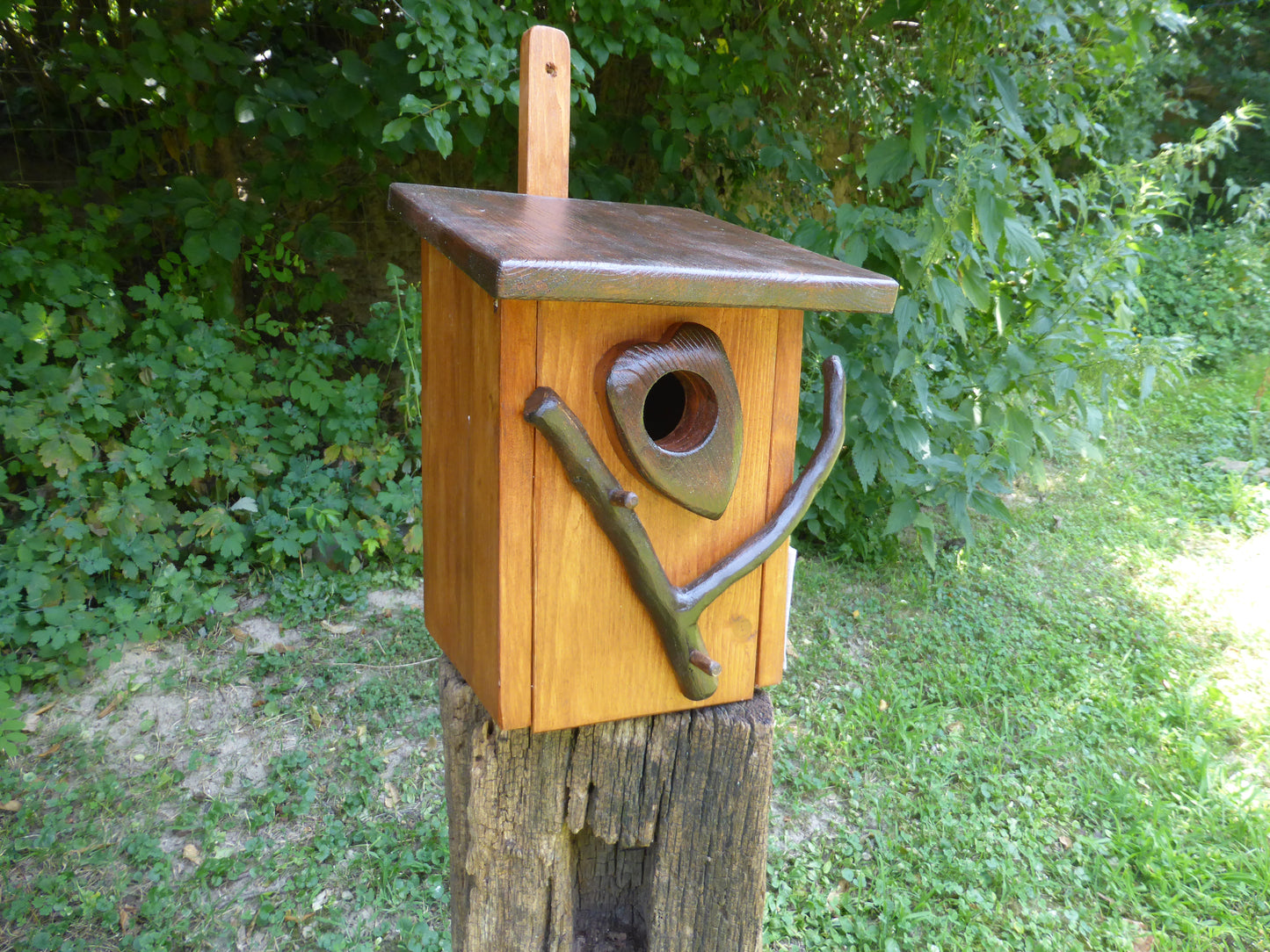 Vogelnistkasten Nistkasten für Stare und Kleiber Handarbeit Altholz Upcycling