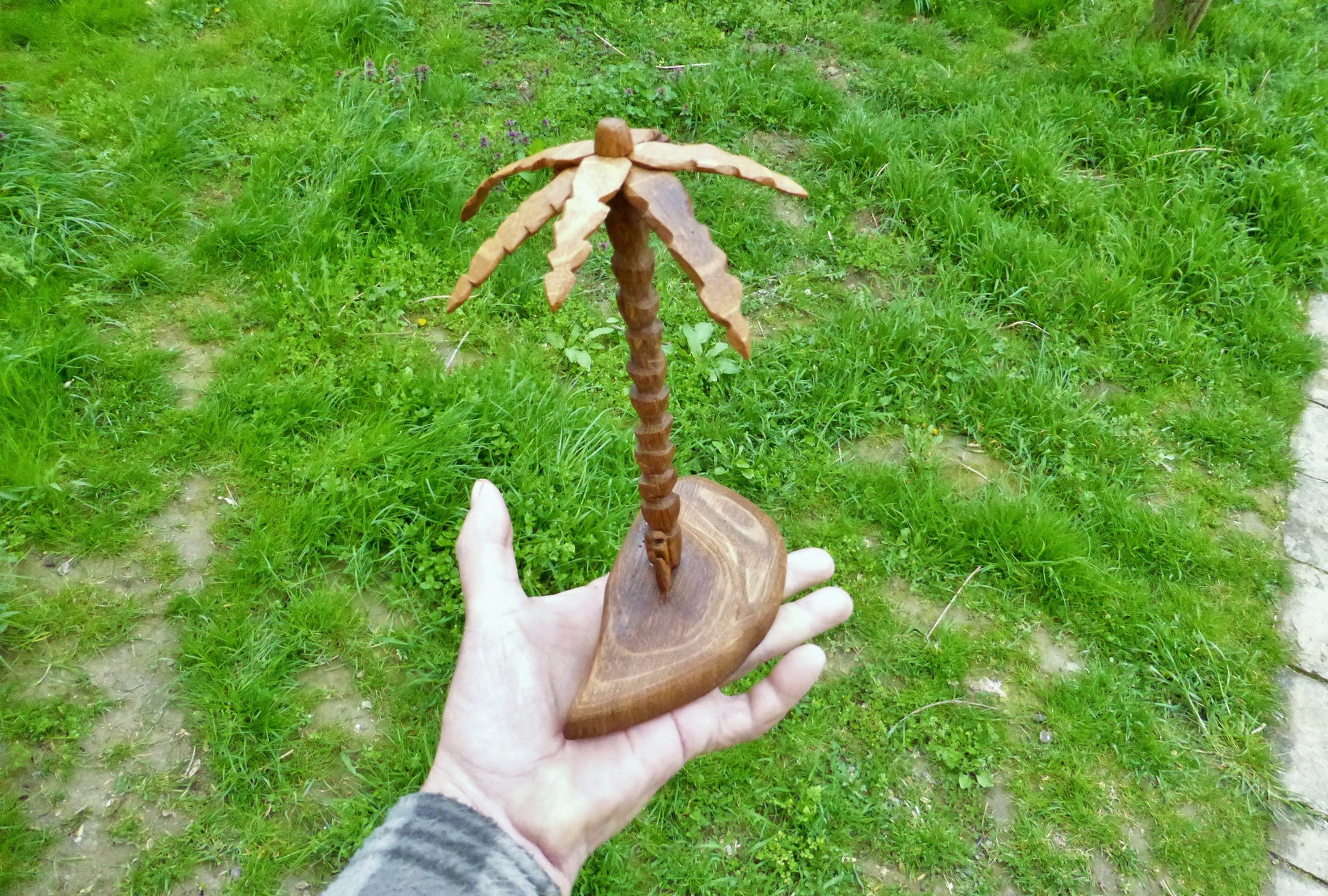 Palme aus Holz