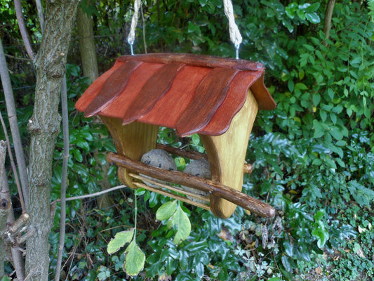 Vogelhäuschen Meisenknödelhalter für Knödel ohne Netz Vogelfutterhaus