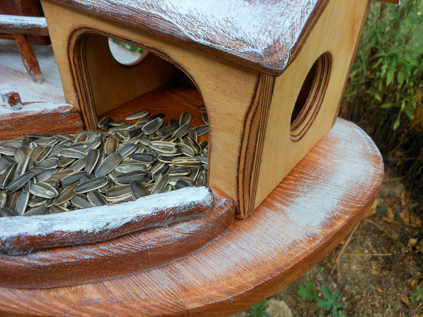 Vogelfutterhaus – Winterlandschaft  Birdfeeder Winter