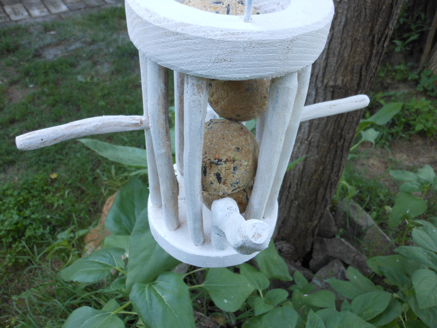 Meisenknödelhalter für Knödel ohne Netz Vogelfutter  Vogelfutterplatz Birdfeeder